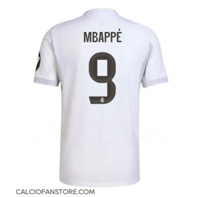 Maglia Calcio Real Madrid Kylian Mbappe #9 Prima Divisa 2025-26 Manica Corta Maglia Calcio Real Madrid Kylian Mbappe #9 Prima Divisa 2025-26 Manica Corta